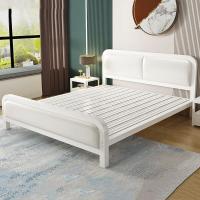 ราคา เตียงเหล็กเตียงคู่สไตล์ยุโรปเรียบง่ายเตียงเหล็กทันสมัยคนเดียวให้เช่าบ้าน Rangka Besi เตียง1 8กระเป๋านุ่ม (20664331848)