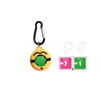ราคา Cartoon Soft Silicone AirTag Holder AirTags Case 2022 Keychain Ring Scratch Resistant Case Cover AirTags with 2 PCS AirTag Shell (20157798265)