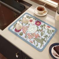 ราคา ไดอะตอม ที่รองจาน ผ้ารองจานสวยๆที่รองจานหรูๆ ผ้ารองจานอาหาร table mat สำหรับห้องครัว ดูดซับน้ำได้ดี กันลื่น ทนความร้อนทน แผ่นรองบนโต๊ะอาหาร เสื่ออบแห้งจาน แผ่นรองจาน แผ่นรองกาแฟ (21109432138)