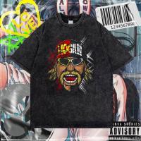 ราคา New T Shirt เสื้อยืดลําลอง แขนสั้น พิมพ์ลาย Hulk Hogan โอเวอร์ไซซ์ สไตล์วินเทจ WWE I (20444487680)