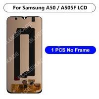 ราคา AMOLED สำหรับ Samsung Galaxy A50จอ LCD A505F ds A505ทัชสกรีนดิจิไทเซอร์สำหรับ Samsung SM A505F อะไหล่ทดแทน LCD DS (21358612375)