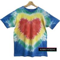 ราคา เสื้อมัดย้อมT shirt Tie dye Size XL อก 42 ยาว 29 (17215105584)