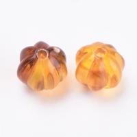 ราคา 200pc Acrylic Corrugated Beads Imitation Amber Round Dark Orange 7 5mm Hole 1 5mm (20699417672)