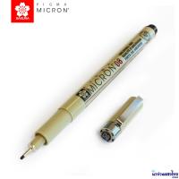 ราคา SAKURA ปากกาเขียนแบบ ปากกาตัดเส้น หมึกสีดำ รุ่น PIGMA MICRON หัว 0 05 0 1 0 2 0 3 0 4 0 5 0 8mm ซากุระ แท้100 (15338824512)