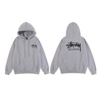 ราคา Stand เสื้อสเวตเตอร์กำมะหยี่มีฮู้ดพิมพ์ลายคลาสสิกฤดูใบไม้ร่วงและฤดูหนาวผู้ชายและผู้หญิงคู่รักเสื้อสวมหัวแขนยาว Stussy (18989397470)