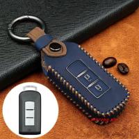 ราคา Keyless กุญแจรถยนต์รีโมทเคสป้องกันหนังปลอกกุญแจสำหรับโลโก้ Mitsubishi Triton Outlander Mirage ASX Lancer EVO (10510066752)