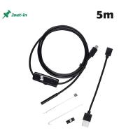 ราคา Just In กล้องงูแอนดรอยด์5 5มม กล้องส่องแบบแอนดรอยด์6 LED กล้องตรวจสอบไมโคร USB สำหรับส่องภายใน IP67มม กล้องงูสำหรับตรวจสอบแอนดรอยด์5 5มม 6 LED ไมโคร USB Micro USB (12903289557)