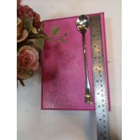 ราคา ช้อนกาแฟยาว สแตนเลสด้ามยาวพิเศษ 19 5 cm ได้ช้อน 2 คัน ช้อนคน ช้อนด้ามยาว (1387698704)