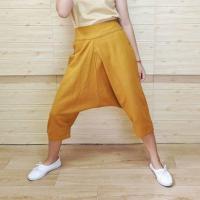 ราคา กางเกงม้ง4ส่วน ม้งสั้น ผ้าฝ้ายพื้นเมือง กางเกงเป้ายาน (7811075792)