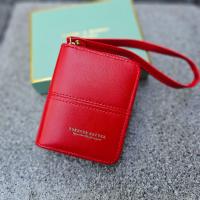 ราคา กระเป๋าสตางค์ใบสั้น ซิปรอบ ขนาดเล็กกะทัดรัด ด้านในสีแดง พร้อมกล่อง (21326681179)