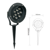 ราคา ไฟปักสวนไฟส่องต้นไม้ LED สินค้ามีมาตรฐาน มอก กันน้ำกันฝนงานสเปค โครงสร้างอลูมิเนียมหนาทนแดดต่อไฟ 220v (20665934913)