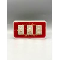 ราคา ชุดพระสมเด็จ 3องค์ราคาเดียว เจริญพร หลวงพ่อจรัญ วัดอัมพวัน จ สิงห์บุรี 3 องค์ ปี 2554 (13343954609)