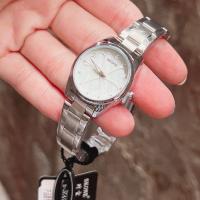 ราคา T time นาฬิกาข้อมือแฟชั่น กันน้ำ หน้าปัดรูปหัวใจลายหินอ่อนประดับเพชร ขนาด 26 มม พร้อมกล่องแบรน (15188638149)