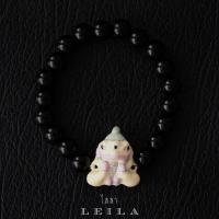 ราคา Leila Amulets พญากบบัวบังใบ Baby Leila Collection พร้อมกำไลหินฟรีตามรูป (19495137230)