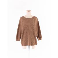 ราคา uniqlo เสื้อไหมพรมแขนยาว ไหล่สโลป ป้ายแบรนด์ระบุไซส์ S Preloved (20742308824)