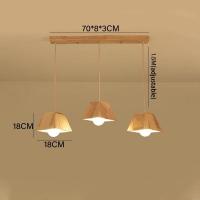 ราคา โคมไฟโต๊ะอาหารไม้ โคมไฟระย้า สไตล์ญี่ปุ่น โคมไฟห้อยห้องนอน โคมไฟห้องครัวมินิมอล โคมไฟคาเฟ่ โมเดิร์น (19725297040)
