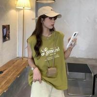 ราคา พร้อมส่ง KK 1shop เสื้อยืดแขนกุดเอาใจสาวเท่เปรี้ยวเก๋ไม่เหมือนใครสาว ๆ สายลุยต้องจัด (19747432975)