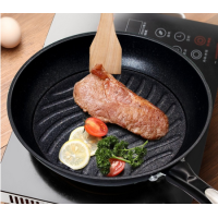 ราคา LuckyWd กระทะเคลือบหินอ่อน ขนาด 26 ซม กระทะย่าง ฟรีตะหลิวไม้ และผ้าเช็ด สำหรับปิ้ง ย่าง ใช้ได้กับทุกเตา ไม่ติดกระทะ กระทะเคลือบหิน กะทะ กระทะเคลือบ กระทะหินอ่อน กระทะเทฟล่อน กะทะหินอ่อน กระทะทรงตื้น ก