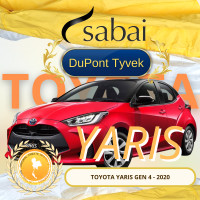 ราคา SABAI ผ้าคลุมรถยนต์ TOYOTA YARIS Gen 4 2020 เนื้อผ้า DuPont Tyvek 2 ชั้น ผ้าคลุมรถตรงรุ่น สำหรับ TOYOTA YARIS Gen 4 2020 ผ้าคลุมสบาย (16179243129)