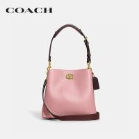 ราคา COACH กระเป๋าถือผู้หญิงรุ่น Willow Bucket Bag In Colorblock สีชมพู C3766 B4VI6 (18816854883)