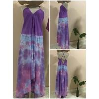 ราคา เดรสมัดย้อม ชุดมัดย้อม maxidress สีน้ำตาล สีพาสเทล ใส่เที่ยวทะเล สีน้ำตาล (20940024412)