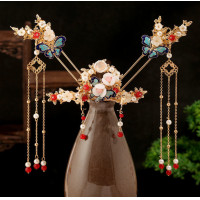 ราคา ปิ่นปักผมจีน ชุดปิ่นเจ้าสาว ร้านไทยพร้อมส่ง ปิ่นระย้า ปิ่นเงิน ปิ่นทอง ปิ่นโลหะ ปิ่นปักผมสไตล์จีน งานสวย (16408571228)