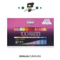 ราคา Master Art มาสเตอร์อาร์ต ดินสอสีไม้มาสเตอร์อาร์ต แท่งยาว Premium Grade 100 สี (18885074088)