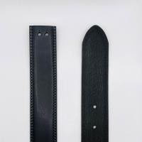 ราคา G2000 เข็มขัดหนัง PU พรีเมี่ยม ผู้ชาย ใช้งานได้ 2 ด้าน สีดำ เรียบ ลายที่ผิว 35 mm (21050341517)