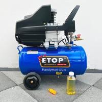 ราคา ETOP ปั๊มลม ถังลม ปั๊มลมโรตารี่ ขนาด 30 ลิตร รุ่น HM 30L มอเตอร์กำลัง 3 แรงม้า แรงดันลม 8 บาร์ แถมน้ำมันปั๊มลมให้ 1 ขวด สามารถออกใบกำกับภาษีได้เต็มรูปแบบค่ะ (20926285661)