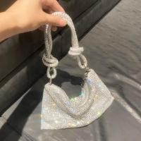 ราคา Luxury Designer Hobo ไหล่กระเป๋า Handle Shining Rhinestones คลัทช์คริสตัลกระเป๋าและกระเป๋าถือ Hobo กระเป๋า (21170234863)