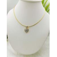 ราคา M67 สร้อยคอโชคเกอร์สีทองพร้อมจี้หัวใจ เล็กๆ น่ารักๆ (17763734770)