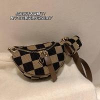 ราคา Chio2fs เดิมดามัสกัสลายหมากรุกย้อนยุคกระเป๋าอานหญิง 2023 ใหม่กระเป๋าสะพายไหล่อินเทรนด์ (19365740952)