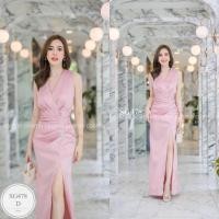 ราคา MF478 ชุดออกงาน เดรสยาวผ่าหน้า แต่งอะไหล่สีเงิน หรูหรา งานสวยเป้ะ ผ้าซาร่าเงา เนื้อผ้า ซาร่าเงา ขนาดฟรีไซส์ รอบอก 32 36 รอบเอว 25 29 สะโพก 36 40 ยาว 57 สี แดงไวน์ นู้ด เทา ชมพู เขียวมิ้นท์ น้ำตาล ส้มอ