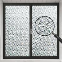 ราคา ฟิล์มกระจกบ้าน PVC ฟิล์มติดกระจก แบบสุญญากาศ ติดกระจก หน้าต่าง กระจกห้องน้ำ ห้องครัว และประตูบ้าน ยาว2เมตร Glass sticker คุณภาพสูง (21074874546)