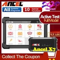 ราคา Ance X7 Obd2สแกนเนอร์เต็มระบบ2024 12vเครื่องมือวิเคราะห์รถยนต์ WiFi บลูทูธสแกนเนอร์ OBD 2สแกนเนอร์เครื่องมือการเขียนโปรแกรมที่สำคัญ ECU รีเซ็ตสแกนเนอร์ตรวจสอบเครื่องอ่านรหัสเครื่องยนต์และสแกนเครื่องมื
