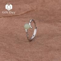 ราคา แหวนนิ้วชี้หยกจีนสุดชิคพร้อมแหวนเปิดข้อต่อไม่ไผ่ดีไซน์ย้อนยุคและแหวนงานเทศกาลไม้ไผ่หยกเทียน (20888297527)