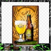 ราคา เบียร์เบลเยี่ยม Stella Artois Leffe Hertog Jan Paulaner ดีบุกอาร์ตโลหะโลโก้ตกแต่งบ้าน 20 30cm (20870134689)