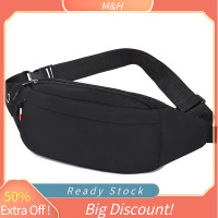 ราคา Lowest price MH ผู้ชายเอวกระเป๋าแพ็คสีเทา Casual functional Belt Bag กระเป๋าเข็มขัดขนาดใหญ่โทรศัพท์กระเป๋าเงินเข็มขัด Fanny Travel hip (20638779379)