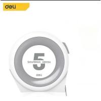 ราคา Deli ตลับเมตร ตลับเมตร5เมตร หนาอย่างดี ตลับเมตรพกพา 5 3เมตร มาพร้อมตัวล็อคสายวัด (18867713904)