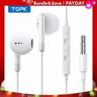ราคา หูฟัง TOPK หูฟังแบบมีสายอินเอียร์3 5มม หูฟัง Xiaomi สปอร์ตควบคุมแบบมีสาย Samsung สมาร์ทโฟนพร้อมไมโครโฟน (20396073087)
