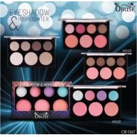 ราคา ส่งฟรี ชุดแต่งหน้า พาเลทอายแชโดว์ 4 OBUSE โอบิ้ว OB 1367 1369 EYE CHEEK PALETTE sivanna infatuated pro pallete 1 set มิสทีน แป้งพัฟ แป้งตลับ คิวเพรส cute press แปรงแต่งหน้า (461304748)