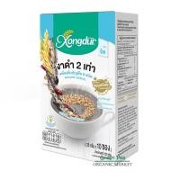 ราคา Xongdur เครื่องดื่ม ธัญญาหารงาดำ รสจืด กล่อง 10 ซอง ซองเดอร์ organic (20208071226)