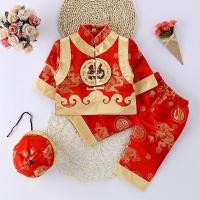 ราคา พร้อมส่งจากไทย ชุดตรุษจีนเด็กเล็ก ชุดฮ่องเต้ มีหมวก (21282873025)
