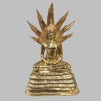 ราคา พระบูชา ปางนาคปรก หน้าตัก 9 นิ้ว พระประจำวันเสาร์ ทองเหลืองเนื้อดี (8730566807)