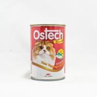 ราคา 4 กระป๋อง Ostech อาหารแมวกระป๋อง ออสเทค ครบทุกแบบ อาหารเปียก เยลลี่ กระป๋อง แมว ออสเทค Ostech 400 กรัม (20293351352)