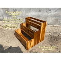 ราคา ชั้นไม้ใส่ขวด ไม้สักแพร่ (20178559872)