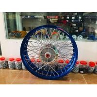 ราคา ชุดล้อ สีน้ำเงิน เวฟ110i ทุกรุ่น เวฟ125i ปลาวาฬ CZi วงล้อยกขอบ MAXNUM ดุมเดิม ซี่ลวดชุบ บูชกลางดุม ชุดลูกปืนพร้อมใส่ (9780260637)