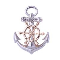 ราคา สมอเรือหางเสือเกาหลีเข็มกลัดติดเสื้อสูทสำหรับผู้ชายตราสัญลักษณ์โลหะคริสตัลสำหรับแฟชั่นสำหรับผู้หญิงเครื่องประดับอัญมณีของขวัญ (18318215293)