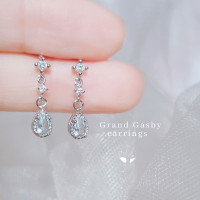 ราคา พร้อมส่ง MNL ต่างหูเงินแท้ ฝังเพชร GRAND GASBY เพชรโมซาไนต์ เม็ดใหญ่ ต่างหูผู้หญิง ต่างหูเพชร ต่างหูเกาหลี ต่างหูห่วง ตุ้มหูเพชร ออกงาน (21346054409)