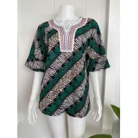 ราคา เสื้อคอวีแขนระบาย อก44 นิ้ว (19200175926)